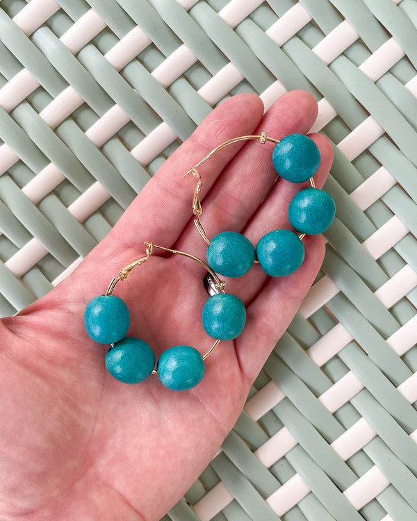 sea blue hoops